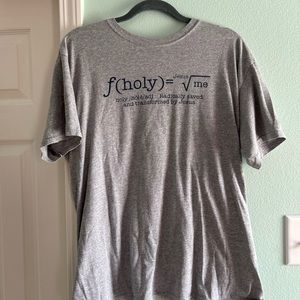 T shirt with a Jesus saying